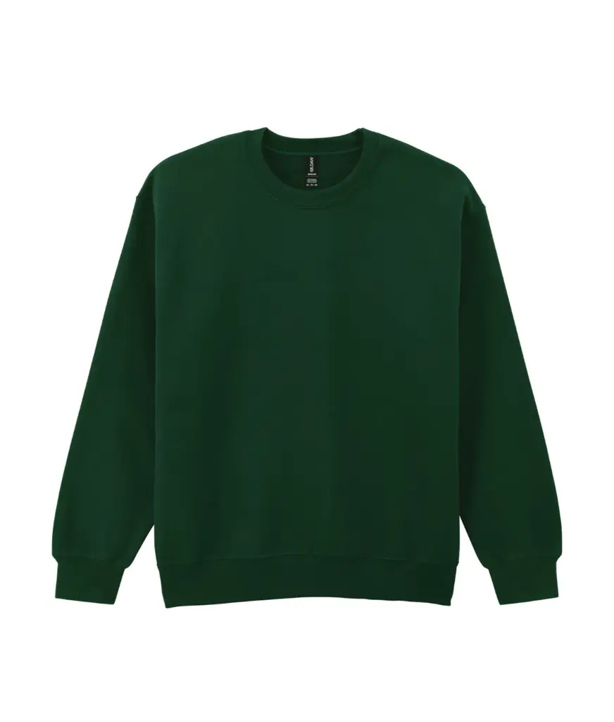 Dryblend® Adult Sweater met ronde hals, forest green — productfoto 5
