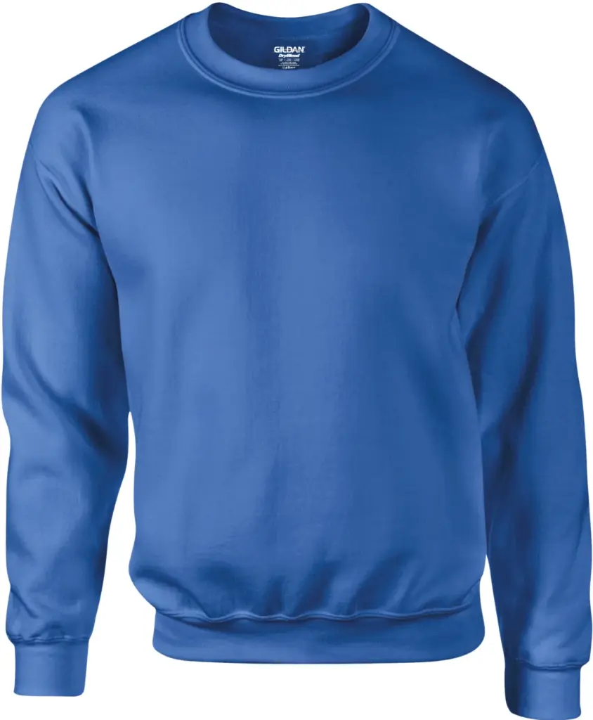 Dryblend® Adult Sweater met ronde hals, royal blue — productfoto 6