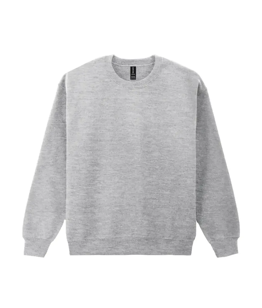 Dryblend® Adult Sweater met ronde hals, sport grey — productfoto 7