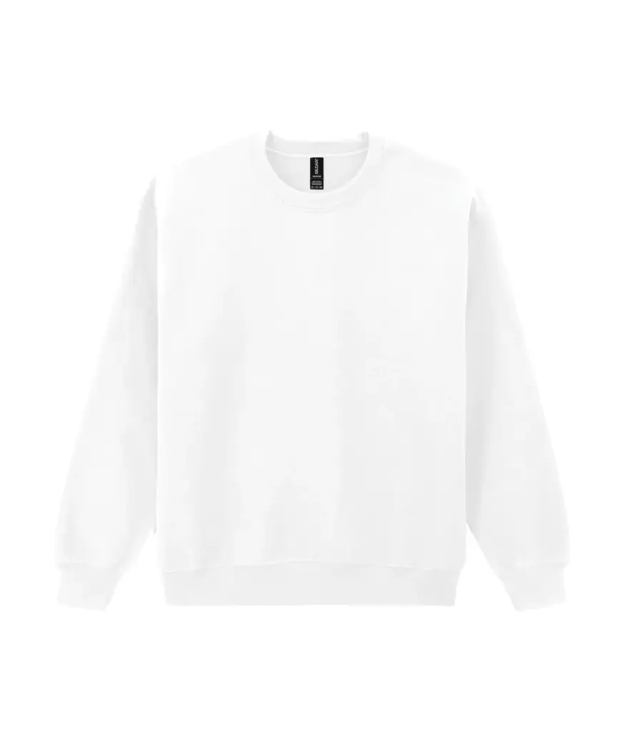 Dryblend® Adult Sweater met ronde hals, white — productfoto 8