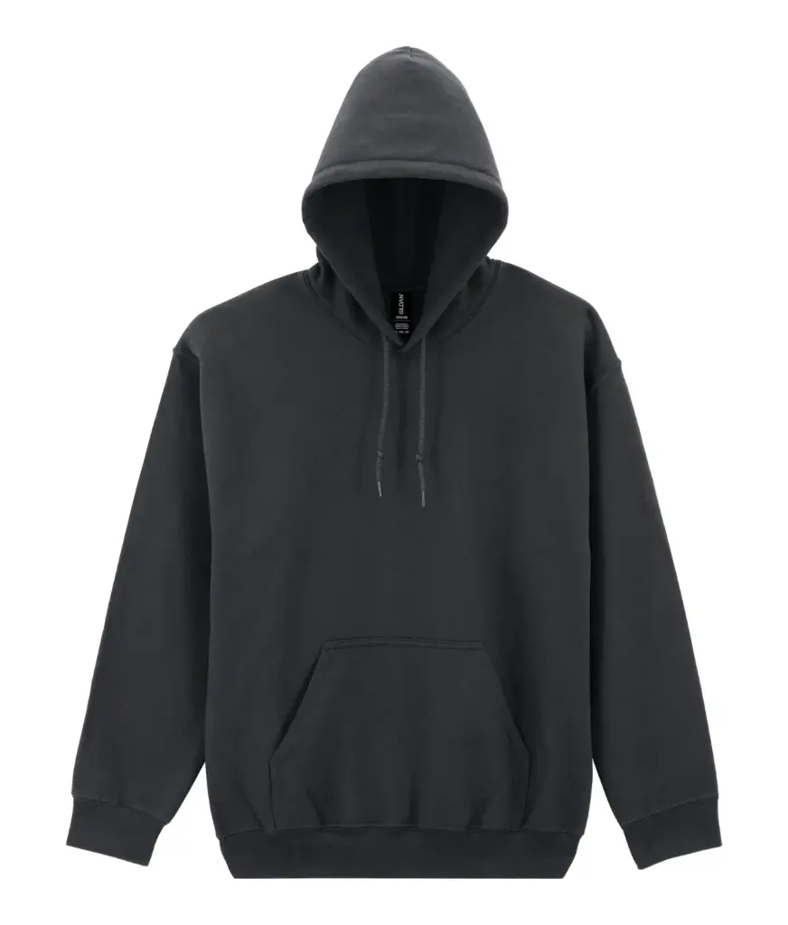 PS_GI12500-2_BLACK - Hidalgo-werbeartikel Dryblend® Adult Hooded Sweatshirt®, black — productfoto 5