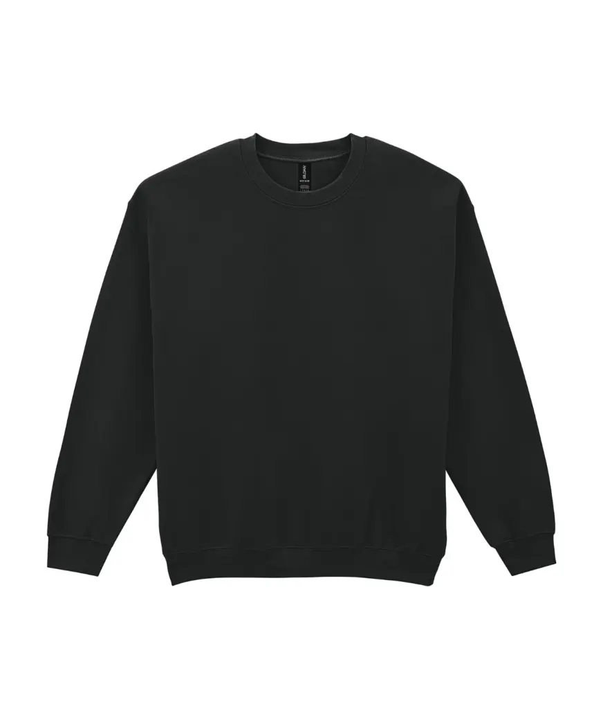 PS_GI18000-2_BLACK - Hidalgo-werbeartikel Heavy Blend™ Adult Sweater met ronde hals, black — productfoto 8