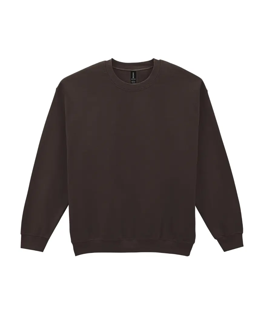 PS_GI18000-2_DARKCHOCOLATE - Hidalgo-werbeartikel Heavy Blend™ Adult Sweater met ronde hals, dark chocolate — productfoto 13
