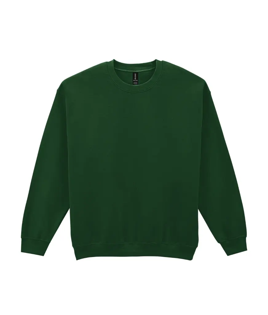 PS_GI18000-2_FORESTGREEN - Hidalgo-werbeartikel Heavy Blend™ Adult Sweater met ronde hals, forest green — productfoto 15