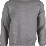 PS_GI18000_GRAPHITEHEATHER - Hidalgo-werbeartikel Heavy Blend™ Adult Sweater met ronde hals, graphite heather — productfoto 18