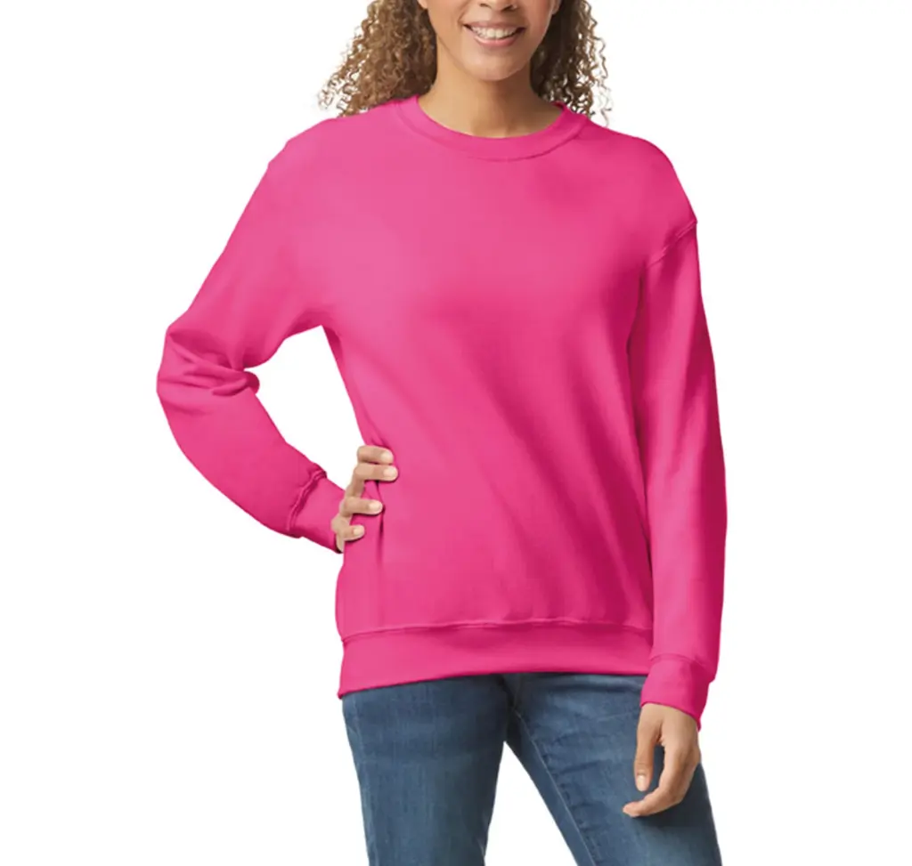 Heavy Blend™ Adult Sweater met ronde hals, heliconia — productfoto 19
