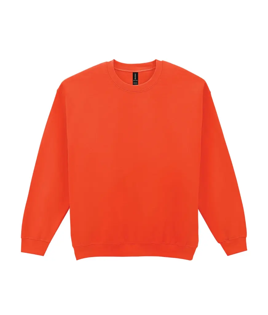 PS_GI18000-2_ORANGE - Hidalgo-werbeartikel Heavy Blend™ Adult Sweater met ronde hals, orange — productfoto 30