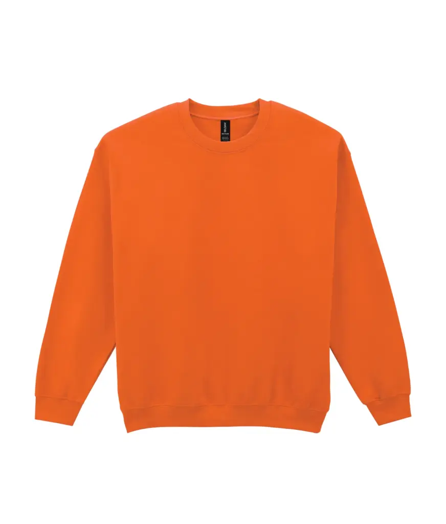 PS_GI18000-2_SAFETYORANGE - Hidalgo-werbeartikel Heavy Blend™ Adult Sweater met ronde hals, safety orange — productfoto 33