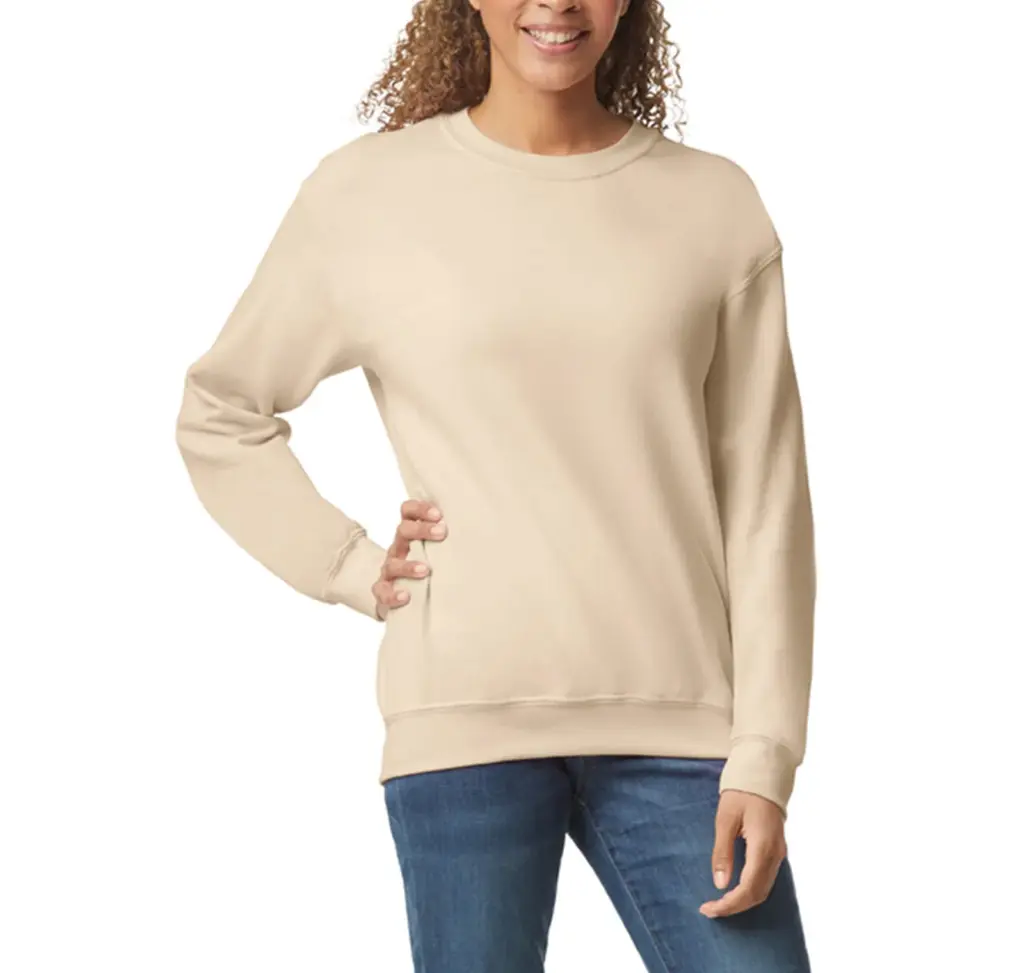 PS_GI18000_SAND - Hidalgo-werbeartikel Heavy Blend™ Adult Sweater met ronde hals, sand — productfoto 36