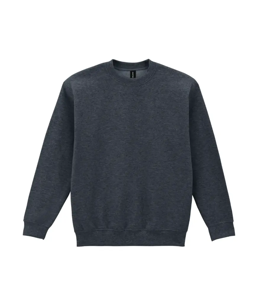 Heavy Blend™ Classic Fit Kinder sweater met ronde hals, dark heather — productfoto 4