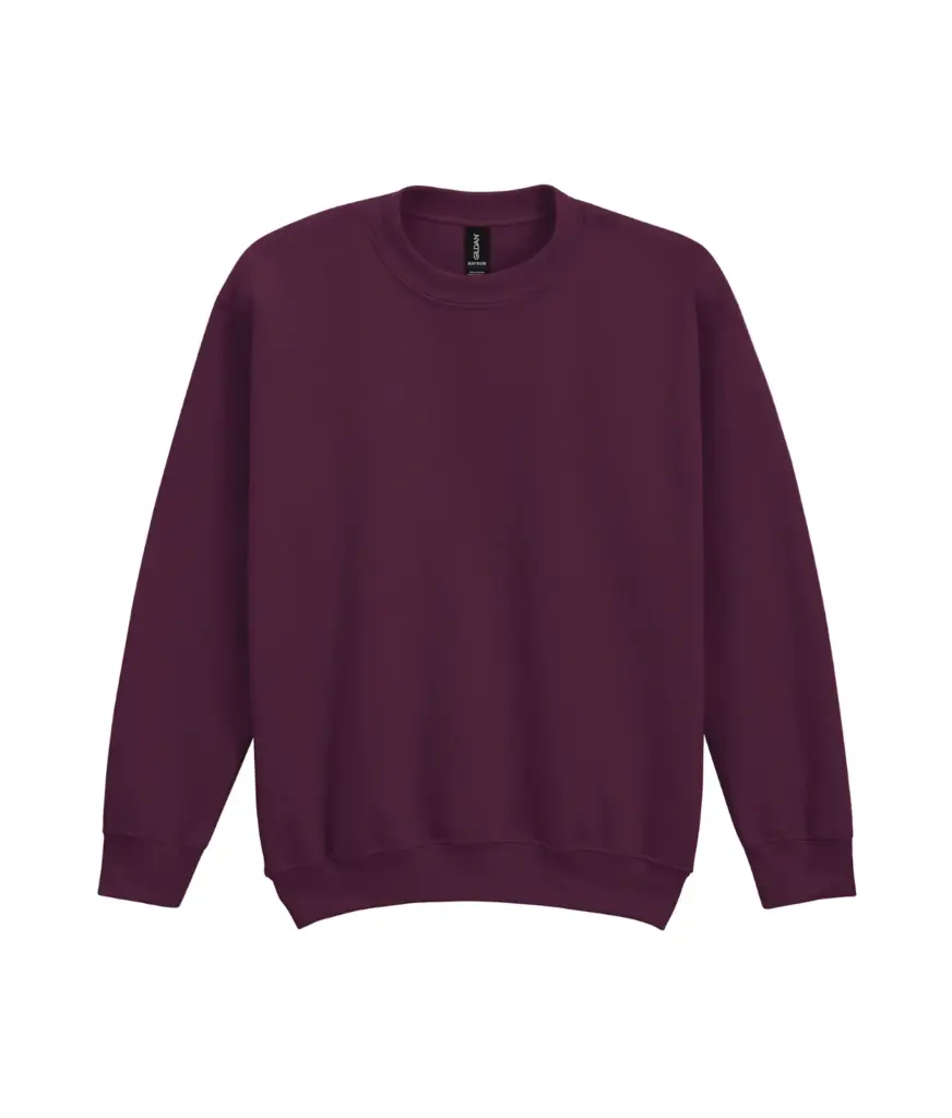 Heavy Blend™ Classic Fit Kinder sweater met ronde hals, maroon — productfoto 6