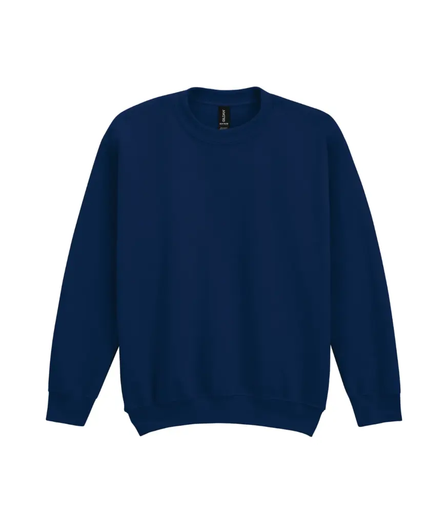 Heavy Blend™ Classic Fit Kinder sweater met ronde hals, navy — productfoto 7