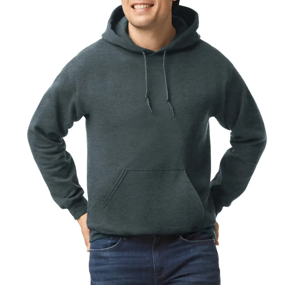 Heavy Blend™ Adult Hooded Sweatshirt, dark heather — productfoto 19