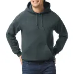 Heavy Blend™ Adult Hooded Sweatshirt, dark heather — productfoto 19