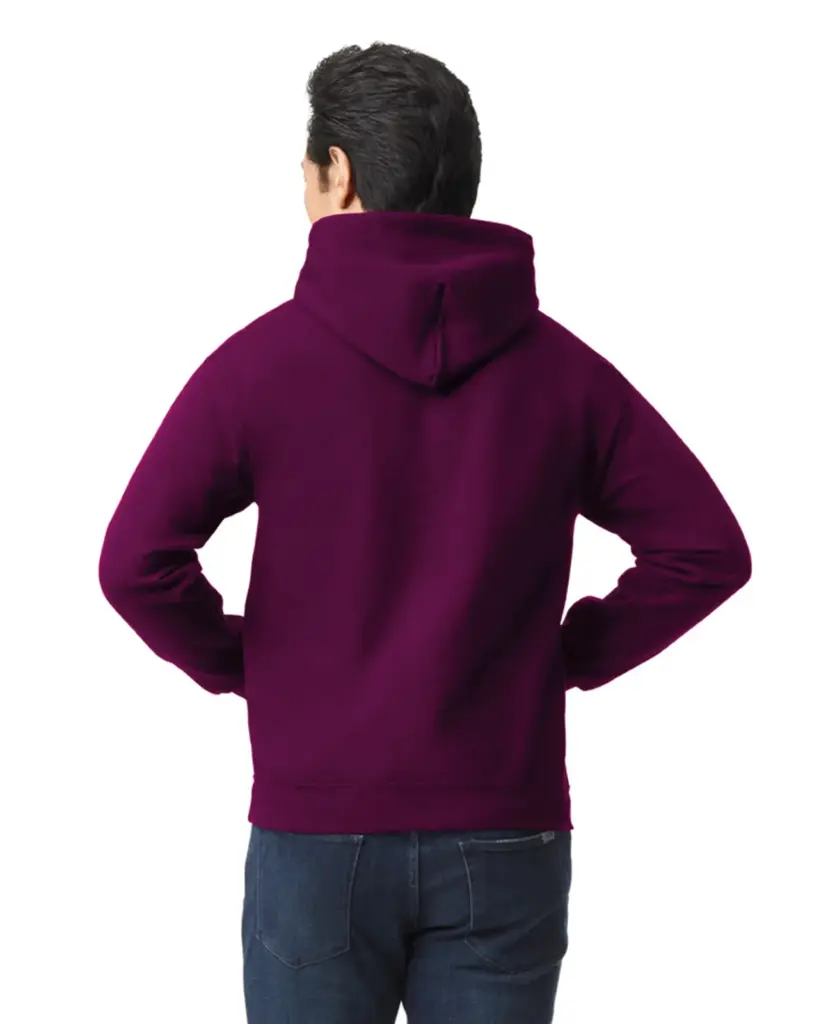 Heavy Blend™ Adult Hooded Sweatshirt, maroon — productfoto 32