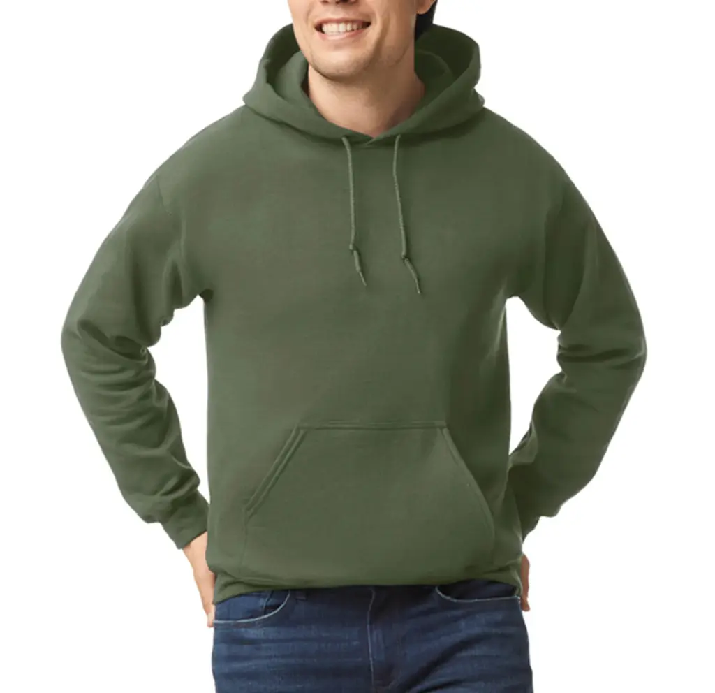 Heavy Blend™ Adult Hooded Sweatshirt, military green — productfoto 33
