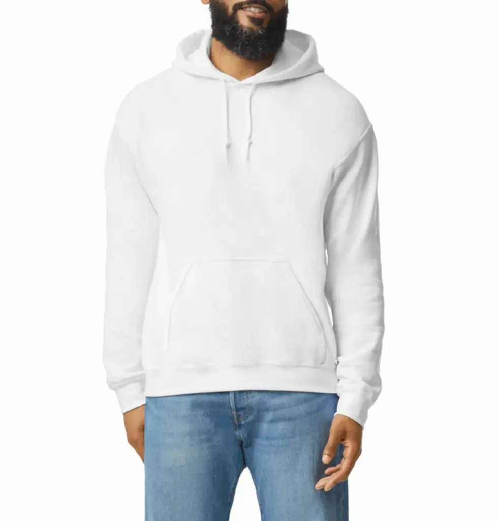 Heavy Blend™ Adult Hooded Sweatshirt, white — productfoto 48