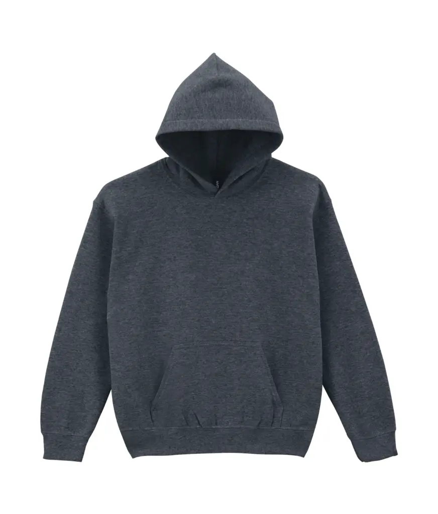 PS_GI18500B-2_DARKHEATHER - Hidalgo-werbeartikel Heavy Blend™ Classic Fit sweater met capuchon, dark heather — productfoto 5
