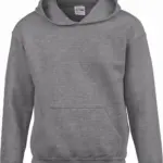 PS_GI18500B_GRAPHITEHEATHER - Hidalgo-werbeartikel Heavy Blend™ Classic Fit sweater met capuchon, graphite heather — productfoto 8
