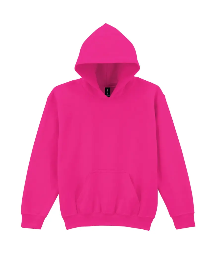 Heavy Blend™ Classic Fit sweater met capuchon, heliconia — productfoto 9