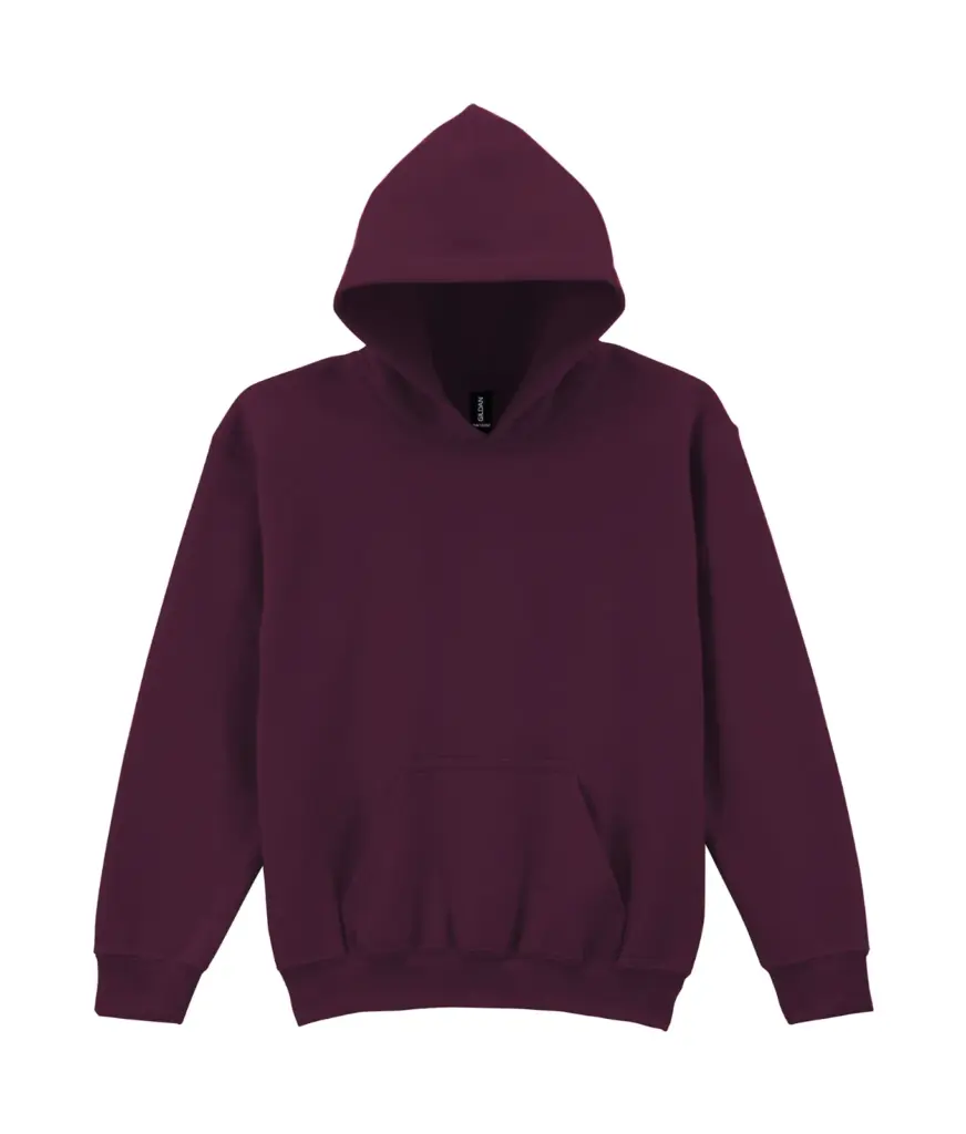 PS_GI18500B-2_MAROON - Hidalgo-werbeartikel Heavy Blend™ Classic Fit sweater met capuchon, maroon — productfoto 12