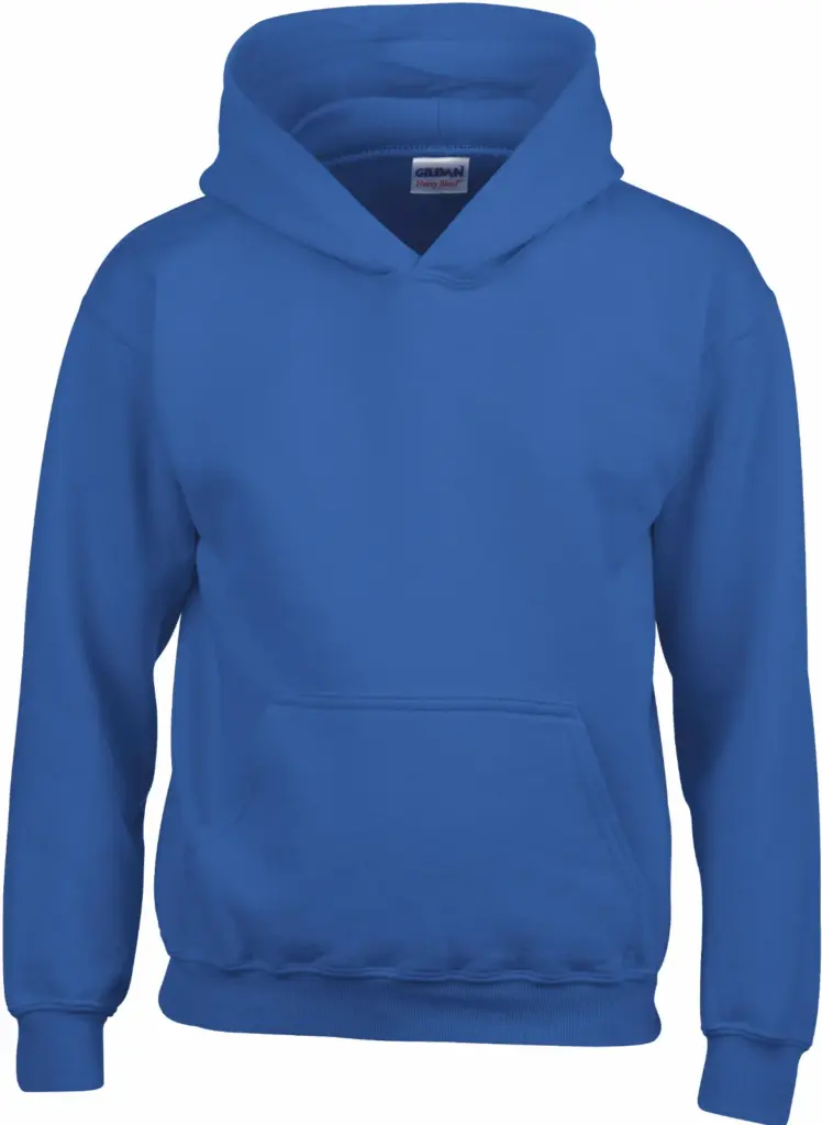 PS_GI18500B_ROYALBLUE - Hidalgo-werbeartikel Heavy Blend™ Classic Fit sweater met capuchon, royal blue — productfoto 15