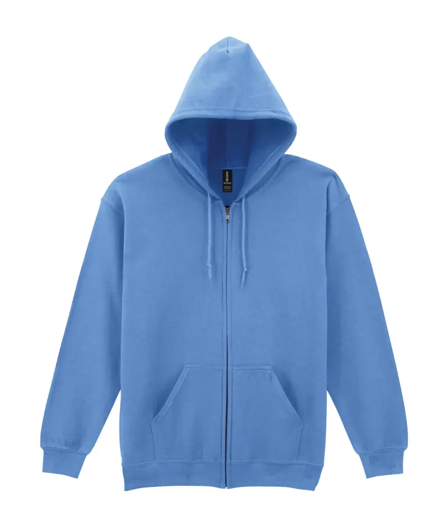 PS_GI18600-2_CAROLINABLUE - Hidalgo-werbeartikel Heavy Blend™ Adult Sweatvest met capuchon, carolina blue — productfoto 9