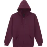 PS_GI18600-2_MAROON - Hidalgo-werbeartikel Heavy Blend™ Adult Sweatvest met capuchon, maroon — productfoto 15