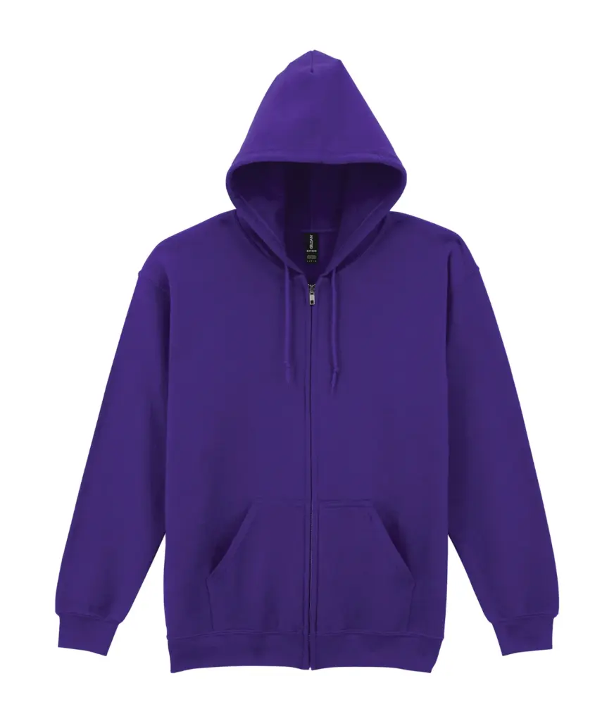 PS_GI18600-2_PURPLE - Hidalgo-werbeartikel Heavy Blend™ Adult Sweatvest met capuchon, purple — productfoto 17