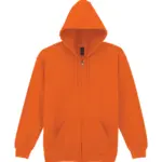 PS_GI18600-2_SAFETYORANGE - Hidalgo-werbeartikel Heavy Blend™ Adult Sweatvest met capuchon, safety orange — productfoto 20