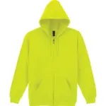 PS_GI18600-2_SAFETYYELLOW - Hidalgo-werbeartikel Heavy Blend™ Adult Sweatvest met capuchon, safety yellow — productfoto 21