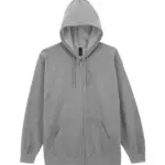 PS_GI18600-2_SPORTGREY - Hidalgo-werbeartikel Heavy Blend™ Adult Sweatvest met capuchon, sport grey — productfoto 22