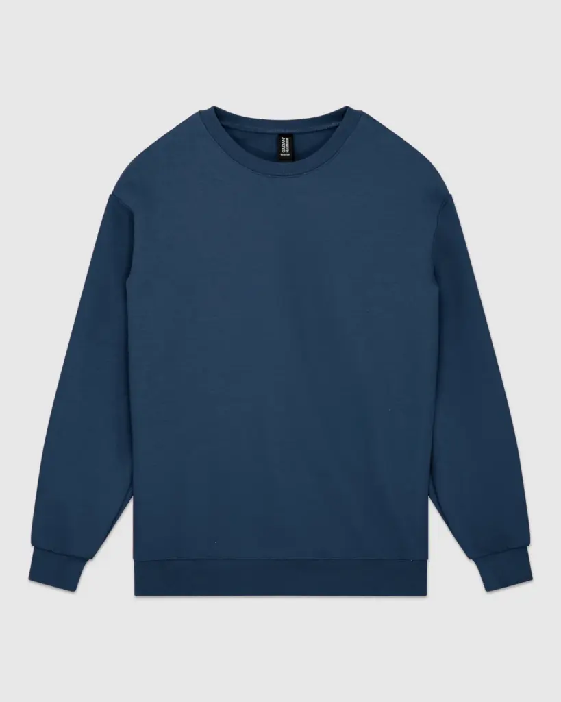 Hammer sweater met ronde hals, blue dusk — productfoto 5