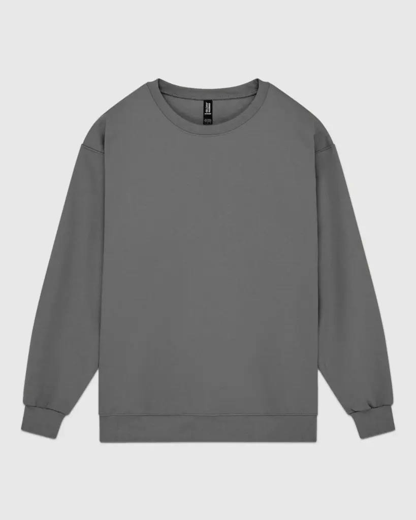 Hammer sweater met ronde hals, gravel — productfoto 7