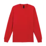 PS_GI2400-2_RED - Hidalgo-werbeartikel Ultra Cotton™ Classic Fit Adult T-Shirt met lange mouwen — productfoto 15