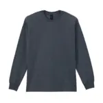 PS_GI2400-2_DARKHEATHER - Hidalgo-werbeartikel Ultra Cotton™ Classic Fit Adult T-Shirt met lange mouwen, dark heather — productfoto 9