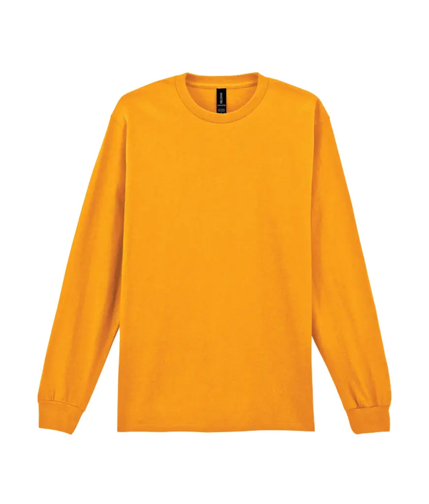 PS_GI2400-2_GOLD - Hidalgo-werbeartikel Ultra Cotton™ Classic Fit Adult T-Shirt met lange mouwen, gold — productfoto 11