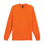 PS_GI2400-2_SAFETYORANGE - Hidalgo-werbeartikel Ultra Cotton™ Classic Fit Adult T-Shirt met lange mouwen, safety orange — productfoto 16