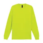 PS_GI2400-2_SAFETYYELLOW - Hidalgo-werbeartikel Ultra Cotton™ Classic Fit Adult T-Shirt met lange mouwen, safety yellow — productfoto 17
