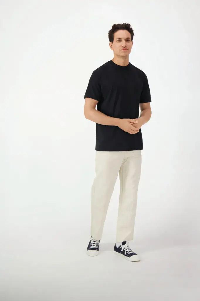 Licht katoenen T-shirt