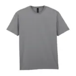 Licht katoenen T-shirt, charcoal — productfoto 5
