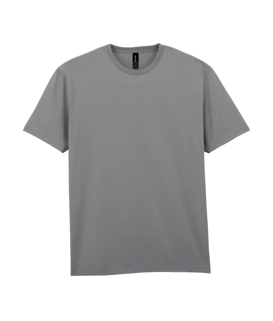 Licht katoenen T-shirt, charcoal — productfoto 5