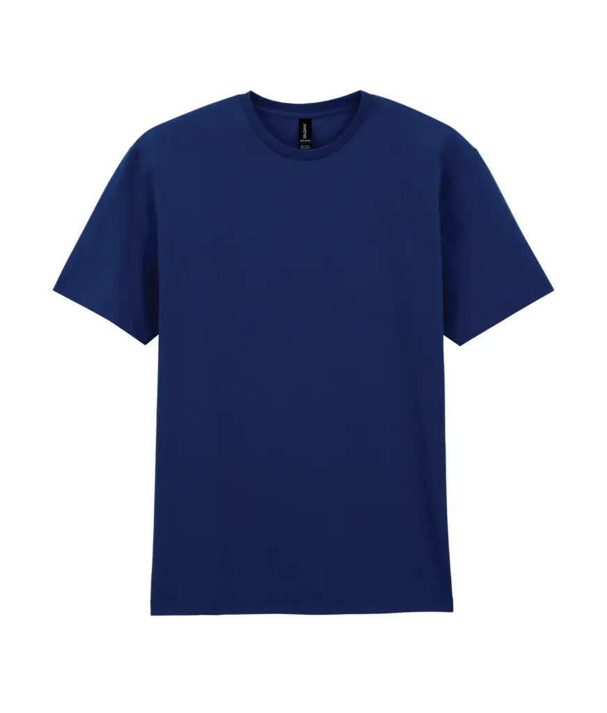 Licht katoenen T-shirt, navy — productfoto 8