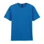 Licht katoenen T-shirt, royal — productfoto 10