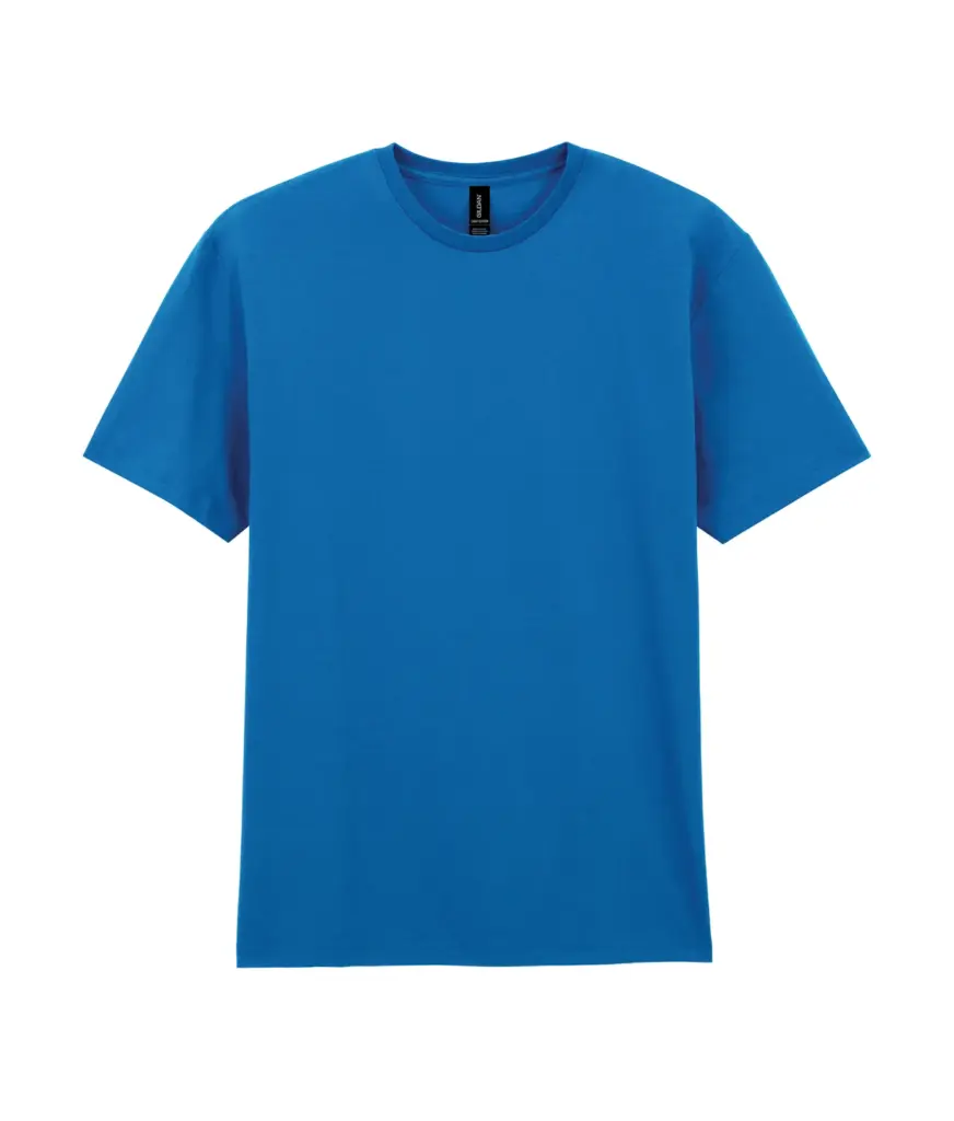 Licht katoenen T-shirt, royal — productfoto 10
