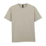 Licht katoenen T-shirt, sand — productfoto 11