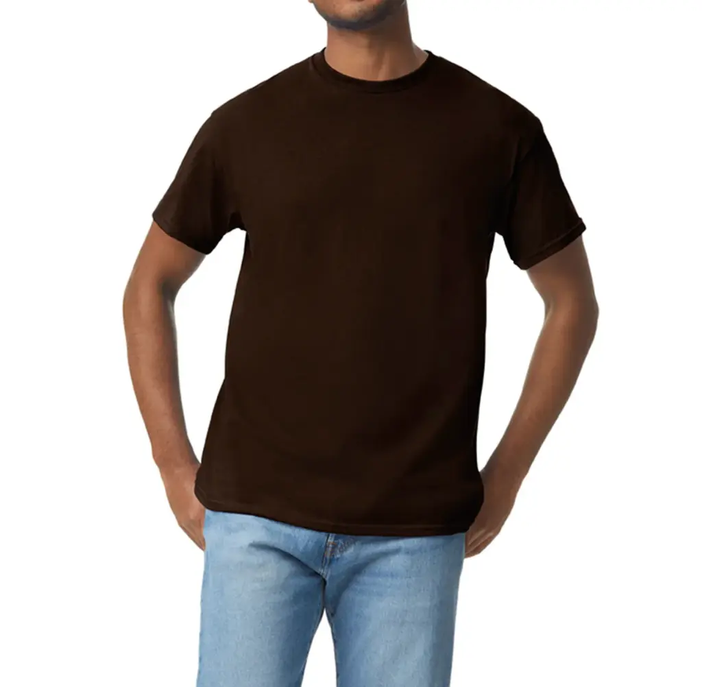 Heavy Cotton™Classic Fit Adult T-shirt, dark chocolate — productfoto 23