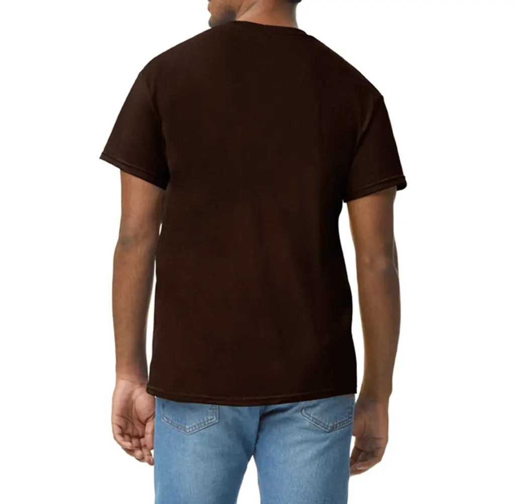 Heavy Cotton™Classic Fit Adult T-shirt, dark chocolate — productfoto 24