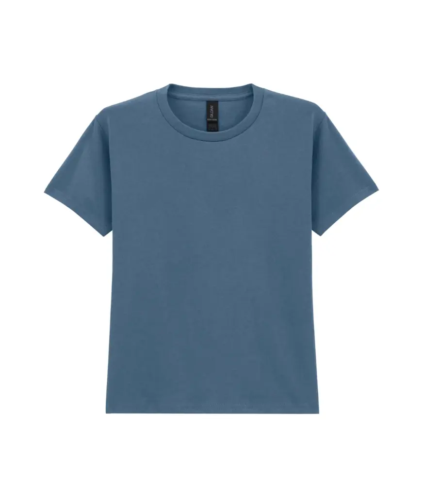 PS_GI5000B_INDIGOBLUEX72 - Hidalgo-werbeartikel Heavy Cotton™Classic Fit Kinder T-shirt, indigo blue (x72) — productfoto 17