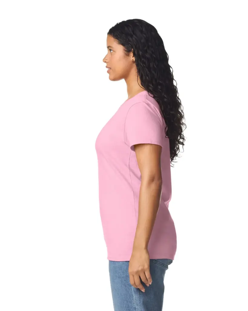 GI5000L-3_2026 - Hidalgo-werbeartikel Heavy Cotton™Semi-fitted Ladies' T-shirt — productfoto 2